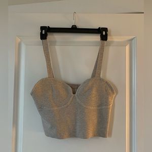 WOOL CROP TOP. Warm, chic, structured. NEVER WORN